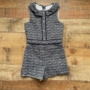 Janie and Jack Tweed Shorts Jumper Girls Size 8